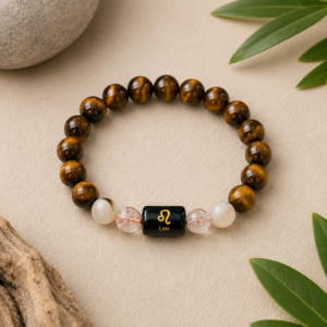 leo crystal bracelet